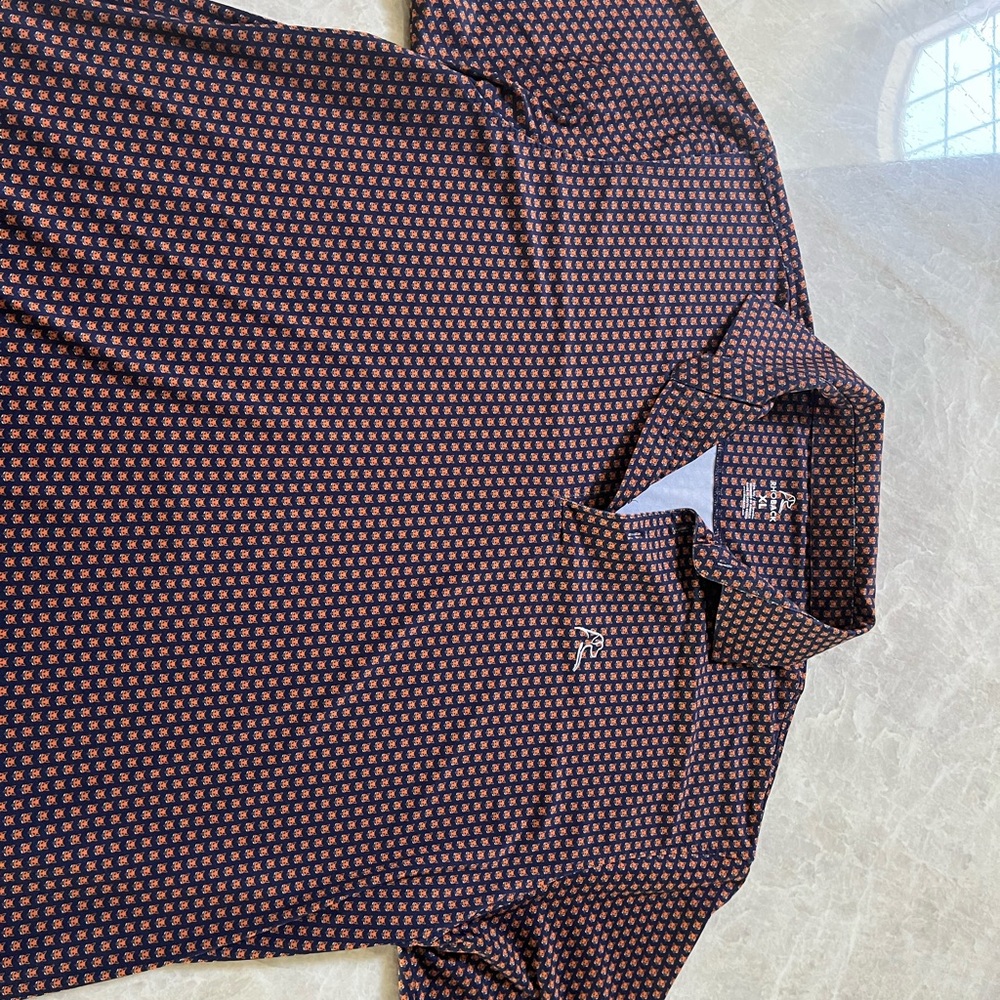 Rhoback Men's Casual Shirt - Black and Red Pattern